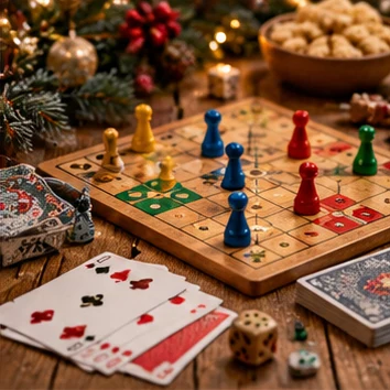 Kerstfoto bij Kerstmemory: speel gratis online kerstmemory